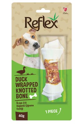 Reflex Ördek Sargılı Düğümlü Köpek Çiğneme Kemiği 40 gr