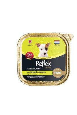 Reflex Plus Organik Somonlu Pate Küçük Irk Yavru Konservesi (85 gr)