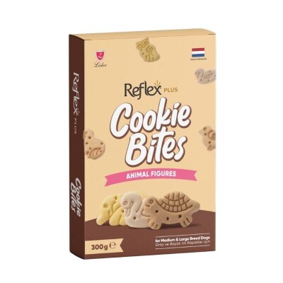 Reflex Plus Cookie Bites Figürlü Orta-Büyük Irk Köpek Ödülü 300 gr