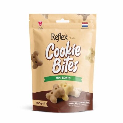Reflex Plus Cookie Bites Kemik Küçük Irk Köpek Ödülü 150 gr