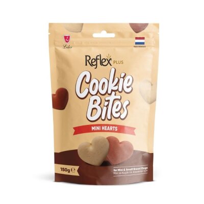 Reflex Plus Cookie Bites Çilekli Kalp Küçük Irk Köpek Ödülü 150 gr