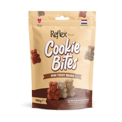 Reflex Plus Cookie Bites Ayıcık Küçük Irk Köpek Ödülü 150 gr