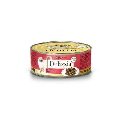 Reflex Plus Delizzia Sosta Dana Parça Etli Kedi Konservesi 85 gr