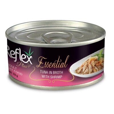 Reflex Plus Soslu Ton Balıklı ve Karidesli Kedi Konservesi 70 gr