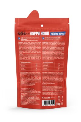 Reflex Plus Happy Hour Kemik Destekli Köpek Ödülü 60 gr
