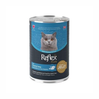 Reflex Plus Jölede Alabalık ve Ton Balığı 400 gr Yetişkin Kedi Maması