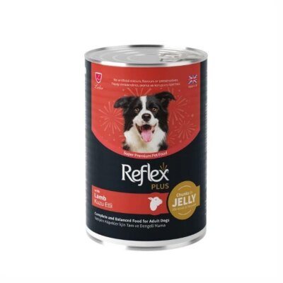 Reflex Plus Jöle İçinde Kuzu Etli Köpek Konservesi 400 gr