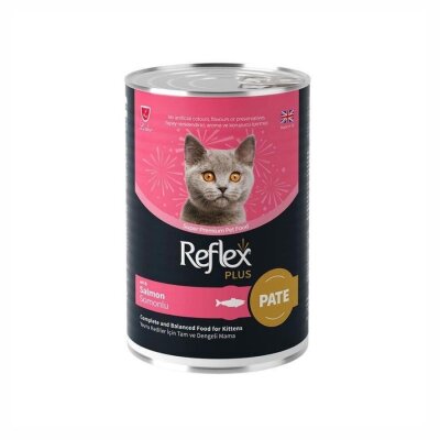 Reflex Plus Pate Somonlu Et Parçacıklı 395 gr Yavru Kedi Konservesi