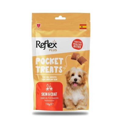 Reflex Plus Deri ve Tüy Sağlığı Omega 3'lü Köpek Ödül Maması 70 gr