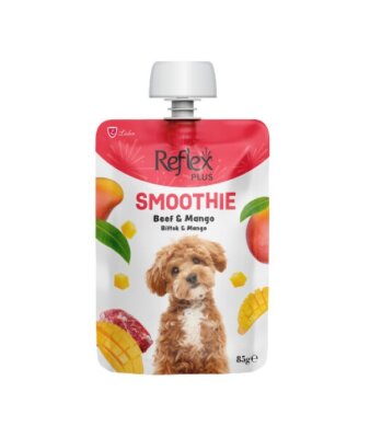 Reflex Plus Smoothie Biftek ve Mangolu Köpek Ödülü 85 gr
