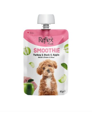 Reflex Plus Smoothie Hindi, Ördek ve Elmalı Köpek Ödülü 85 gr