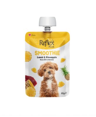 Reflex Plus Smoothie Kuzu ve Ananaslı Köpek Ödülü 85 gr