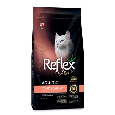 Reflex Plus Somonlu Hairball Tüy Yumağı Kedi Maması 15 kg