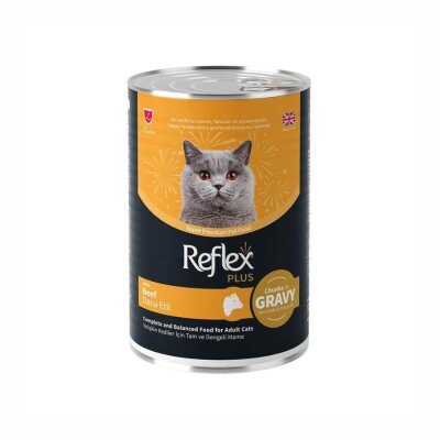 Reflex Plus Sosta Dana Etli 400 gr Yetişkin Kedi Konservesi