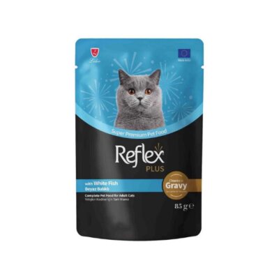 Reflex Plus Parça Balık Etli Sos İçinde Yetişkin Yaş Kedi Maması 85 gr