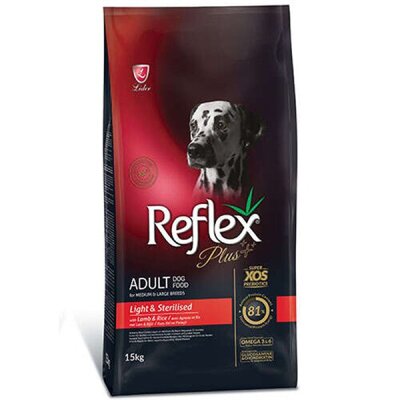 Reflex Plus Light Kuzulu Kısırlaştırılmış Köpek Maması 15 kg