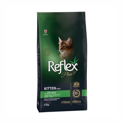 Reflex Plus Süper Premium Tavuklu Yavru Kedi Maması 15+1 kg