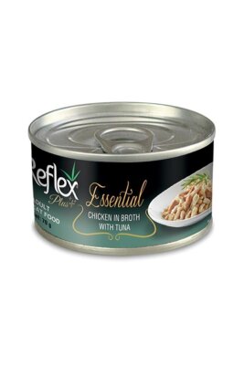 Reflex Plus Ton Balıklı Tavuklu Yetişkin Kedi Konservesi 70 gr