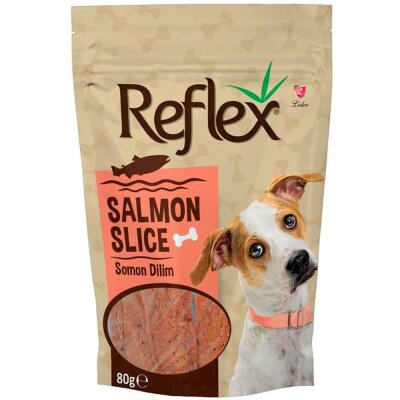 Reflex Yumuşak Somonlu Dilim Köpek Ödülü 80 gr