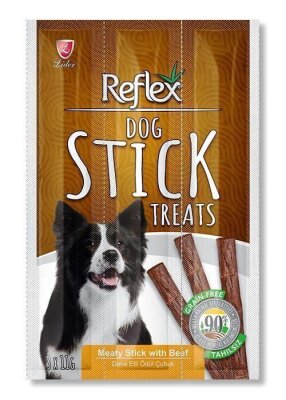 Reflex Sticks Biftekli Yumuşak Köpek Ödül Çubukları 3x11 gr