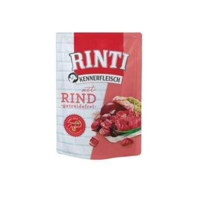 Rinti Pouch Dana Etli Tamamlayıcı Köpek Konservesi 400 gr