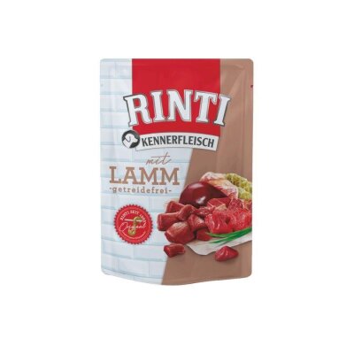 Rinti Pouch Kuzulu Tamamlayıcı Köpek Konservesi 400 gr