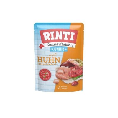 RINTI Tahılsız Tavuklu Yavru Köpek Yaş Maması 400 gr