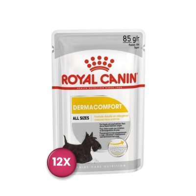 Royal Canin Dermacomfort Hassas Deri Köpek Konservesi 85 gr x 12 Adet