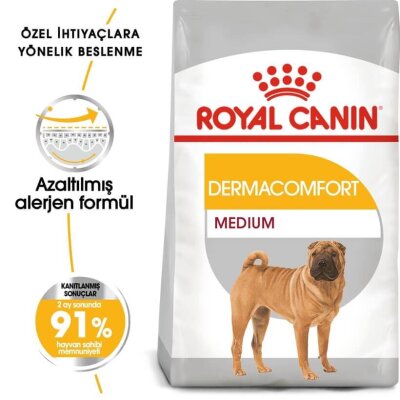 Royal Canin Dermacomfort Hassas Deri Orta Irk Köpek Maması 12 kg