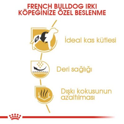 Royal Canin French Bulldog Irka Özel Köpek Maması 3 kg
