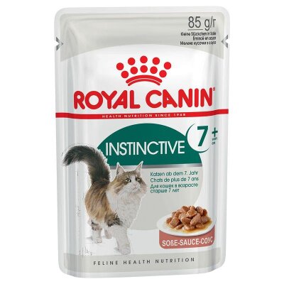 Royal Canin Instinctive +7 Yaşlı Kedi Konservesi (Soslu) 85 gr