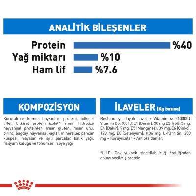 Kilo Kontrolü için L-karnitinli Yetişkin 1,5 kg Kedi Maması