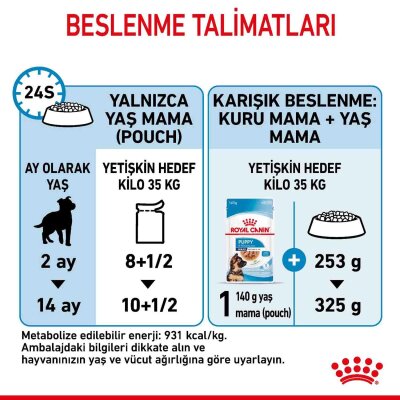 Royal Canin Maxi Puppy Büyük Irk Yavru Köpek Konservesi 140 gr 10 Adet