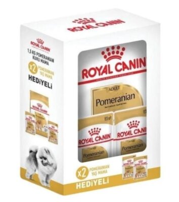 Royal Canin Pomeranian Yetişkin Köpek Maması 1,5 kg + 2 Pouch