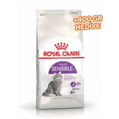 Royal Canin Sensible 33 Hassas Sindirim Kedi Maması 400+400 gr