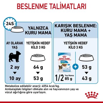 Royal Canin XS Mini Irk Yavru Köpek Maması 3 kg