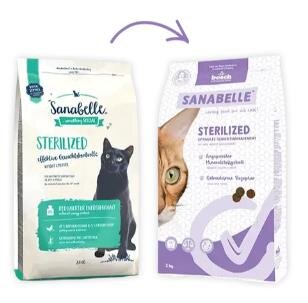 Sanabelle Tahılsız Kısırlaştırılmış Yetişkin Kedi Maması 2 kg