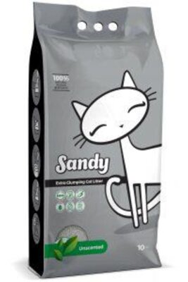 Sandy Kokusuz Hipoalerjenik Topaklanan Bentonit Kedi Kumu 10 L