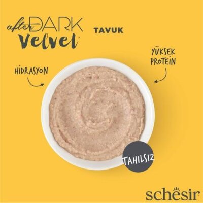 Schesir After Dark Mousse Tavuk Etli Tahılsız Yaş Kedi Maması 80 gr