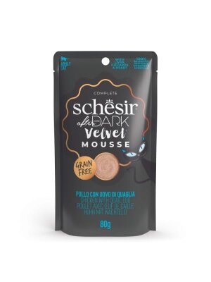 Schesir After Dark Mousse Tavuk ve Bıldırcın Yumurtalı Yaş Mama 80 gr