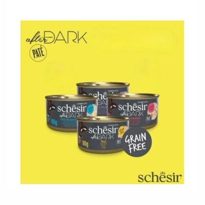 Schesir After Dark Et Suyunda Karışık Pate Konserve 12 x 80 gr