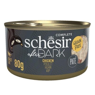 Schesir After Dark Tavuk Etli Tahılsız Pate Kedi Konservesi 80 gr