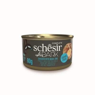Schesir After Dark Pate Tavuk ve Bıldırcın Yumurtalı Konserve 80 gr