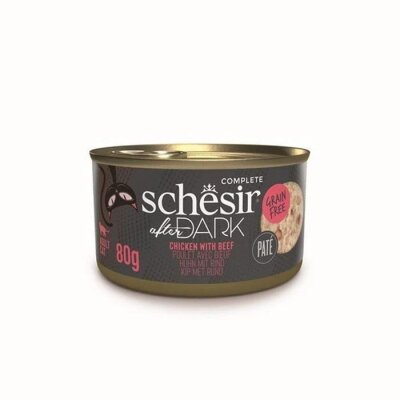 Schesir After Dark Pate Tavuk ve Sığır Etli Kedi Konservesi 80 gr