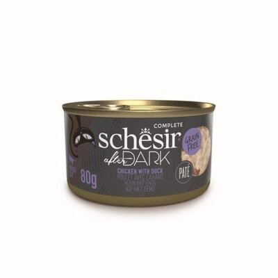 Schesir After Dark Pate Tavuk ve Ördek Etli Kedi Konservesi 80 gr