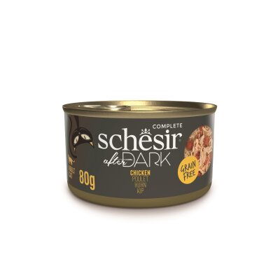 Schesir After Dark Et Suyunda Tavuklu Yetişkin Kedi Konservesi 80 gr