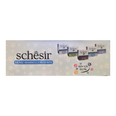Schesir Deniz Mahsullü Yetişkin Kedi Konservesi 85 gr