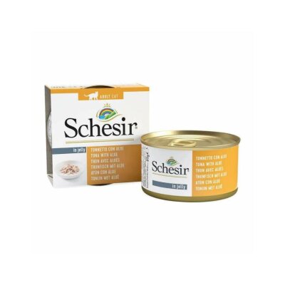 Schesir Jelde Ton Balıklı ve Aloe Veralı Kedi Konservesi 85 gr
