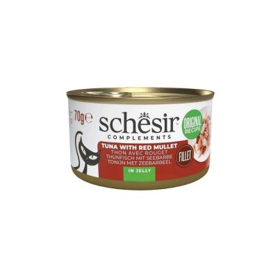 Schesir Jöleli Ton ve Barbun Balıklı Yetişkin Kedi Konservesi 70 gr