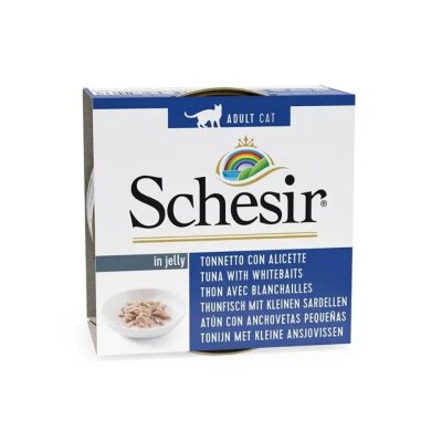 Schesir Jölede Ton ve Ringa Balıklı Doğal Kedi Konservesi 85 gr